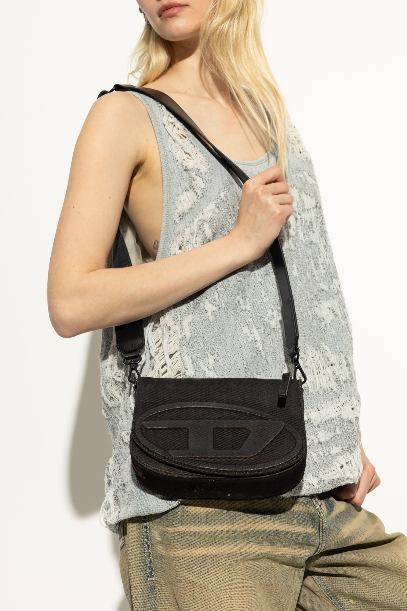 ショルダーバッグ DIESEL 1DR 2.0 CAMERA BAG CROSS BODY (X10223 PR818 T8013) Women's 1DR-Camera bag in premium leather | Black | Diesel
